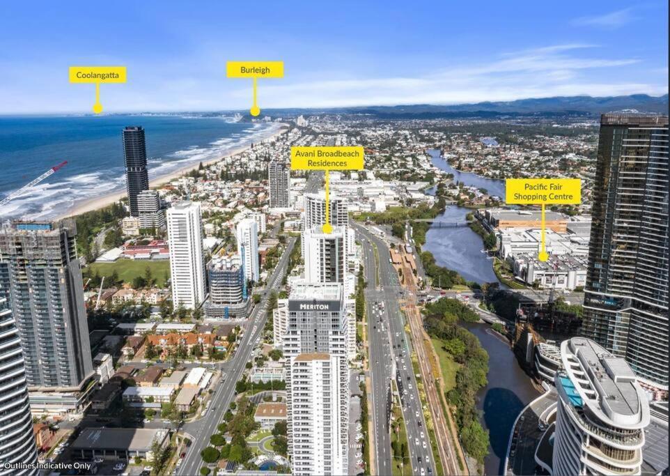 Broadbeach Stunner Modern And Central Gold Coast Bagian luar foto